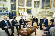 Prezident İlham Əliyev Ağ Evə gəlib (FOTO/VİDEO) (YENİLƏNİB)