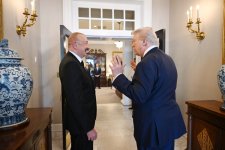 Prezident İlham Əliyev Ağ Evə gəlib (FOTO/VİDEO) (YENİLƏNİB)