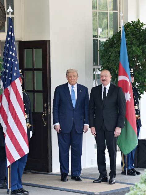 Prezident İlham Əliyev Ağ Evə gəlib (FOTO/VİDEO) (YENİLƏNİB)