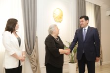 Xaçmazda Sürəyya Əmirova Fəxri Fərmanla təltif edilib (FOTO)