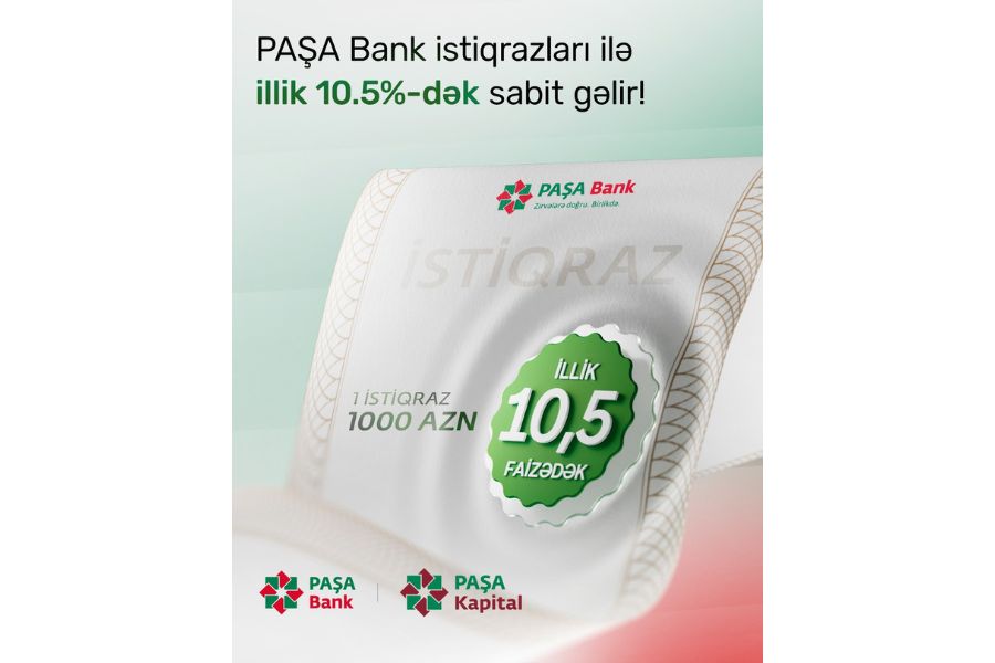 "PAŞA Bank"ın istiqraz emissiyasına abunə yazılışına son 2 gün