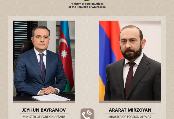 Ceyhun Bayramov Ararat Mirzoyanla Vaşinqtonda imzalanmış Birgə Bəyannamənin icrasını müzakirə edib