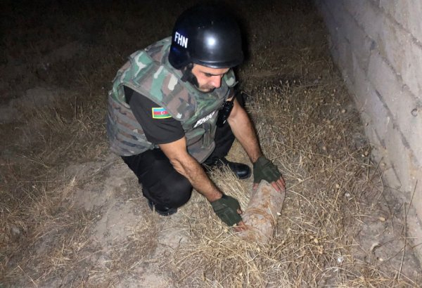 Yaşmada hərbi sursat tapılıb (FOTO/VİDEO)