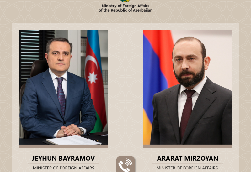 Ceyhun Bayramov Ararat Mirzoyanla Vaşinqtonda imzalanmış Birgə Bəyannamənin icrasını müzakirə edib