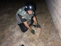 Yaşmada hərbi sursat tapılıb (FOTO/VİDEO)