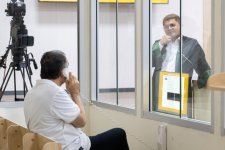 Ruben Vardanyanın məhkəməsində zərərçəkmiş şəxslərin və zərərçəkmişlərin hüquqi varislərinin ifadələri dinlənilib (FOTO)