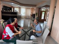 Xankəndidə qalan erməniəsilli sakinlərə baş çəkilib (FOTO)