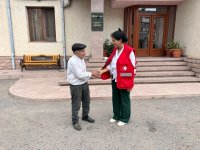 Xankəndidə qalan erməniəsilli sakinlərə baş çəkilib (FOTO)