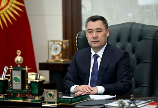 Qırğızıstan Prezident İlham Əliyevin Cənubi Qafqazda sülh prosesinin irəliləyişinə verdiyi töhfəni yüksək qiymətləndirir - Sadır Japarov