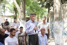 Xaçmazın Yeni Həyat qəsəbəsində növbəti səyyar qəbul keçirilib (FOTO)