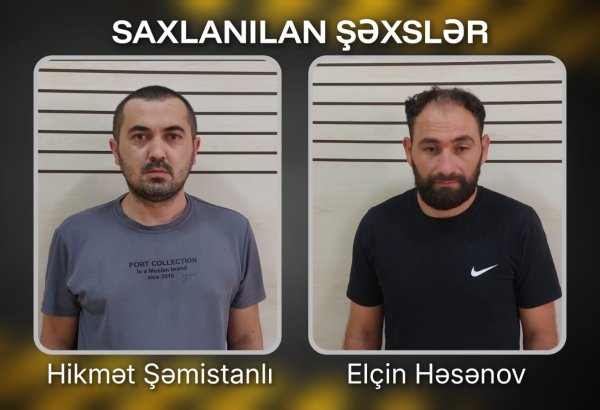 Polis quldurluq edən şəxsləri saxladı