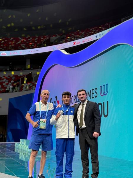 Azərbaycan gimnastları Dünya Oyunlarında 3 gümüş medal qazanıb (FOTO)