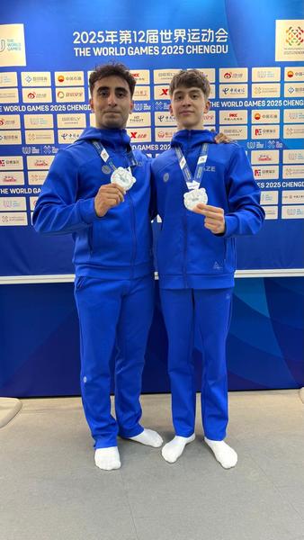 Azərbaycan gimnastları Dünya Oyunlarında 3 gümüş medal qazanıb (FOTO)