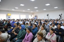 Ermənistan silahlı qüvvələrinin Zəngilana hücumları nəticəsində məcburi köçkün düşmüş, yaralanmış, doğmaları öldürülmüş şəxslər məhkəmədə ifadə veriblər (FOTO)