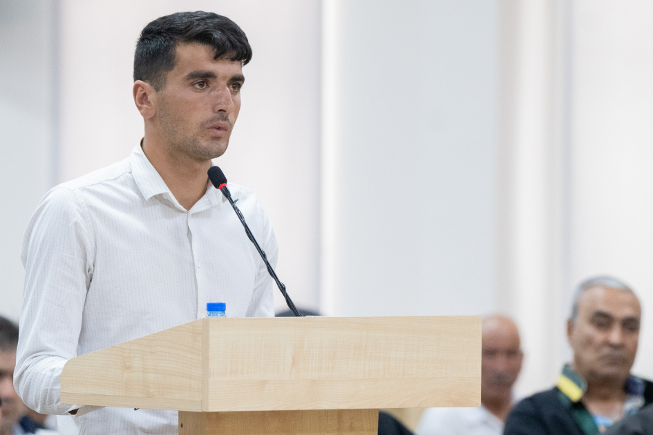 Ermənistan silahlı qüvvələrinin Zəngilana hücumları nəticəsində məcburi köçkün düşmüş, yaralanmış, doğmaları öldürülmüş şəxslər məhkəmədə ifadə veriblər (FOTO)
