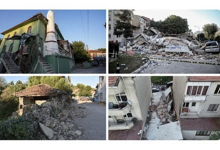 Türkiyənin Balıkesir vilayətində baş verən zəlzələdə 729 tikiliyə ciddi ziyan dəyib