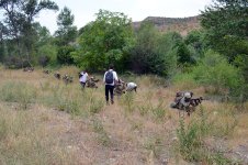 Jurnalistlər Laçında xidmət edən hərbi qulluqçuların məişət şəraiti ilə tanış olublar (FOTO/VİDEO)