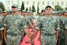 Azərbaycan Ordusunda andiçmə mərasimləri keçirilib (FOTO/VİDEO)