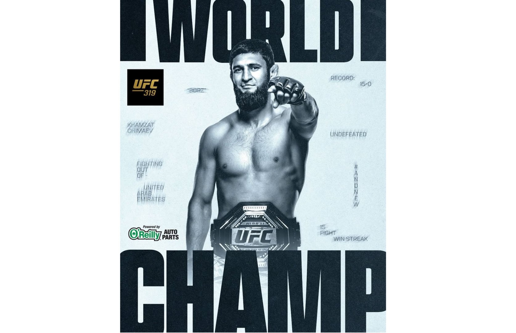 Həmzət Çimayev orta çəkidə UFC çempionu oldu