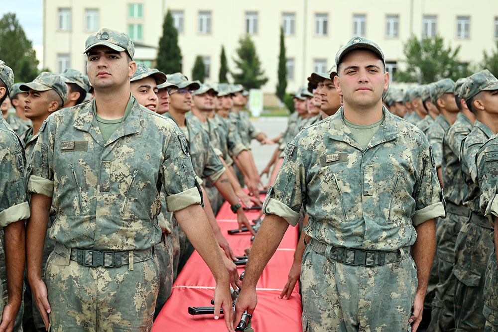 Azərbaycan Ordusunda andiçmə mərasimləri keçirilib (FOTO/VİDEO)