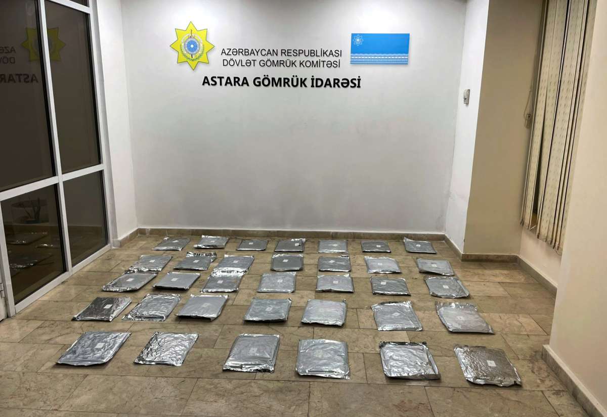 Kahının içərisində İrandan Rusiyaya aparılan 30 kq narkotik aşkarlandı (FOTO)