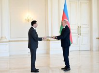 Prezident İlham Əliyev Slovakiyanın Azərbaycanda yeni təyin olunmuş səfirinin etimadnaməsini qəbul edib (FOTO/VİDEO)