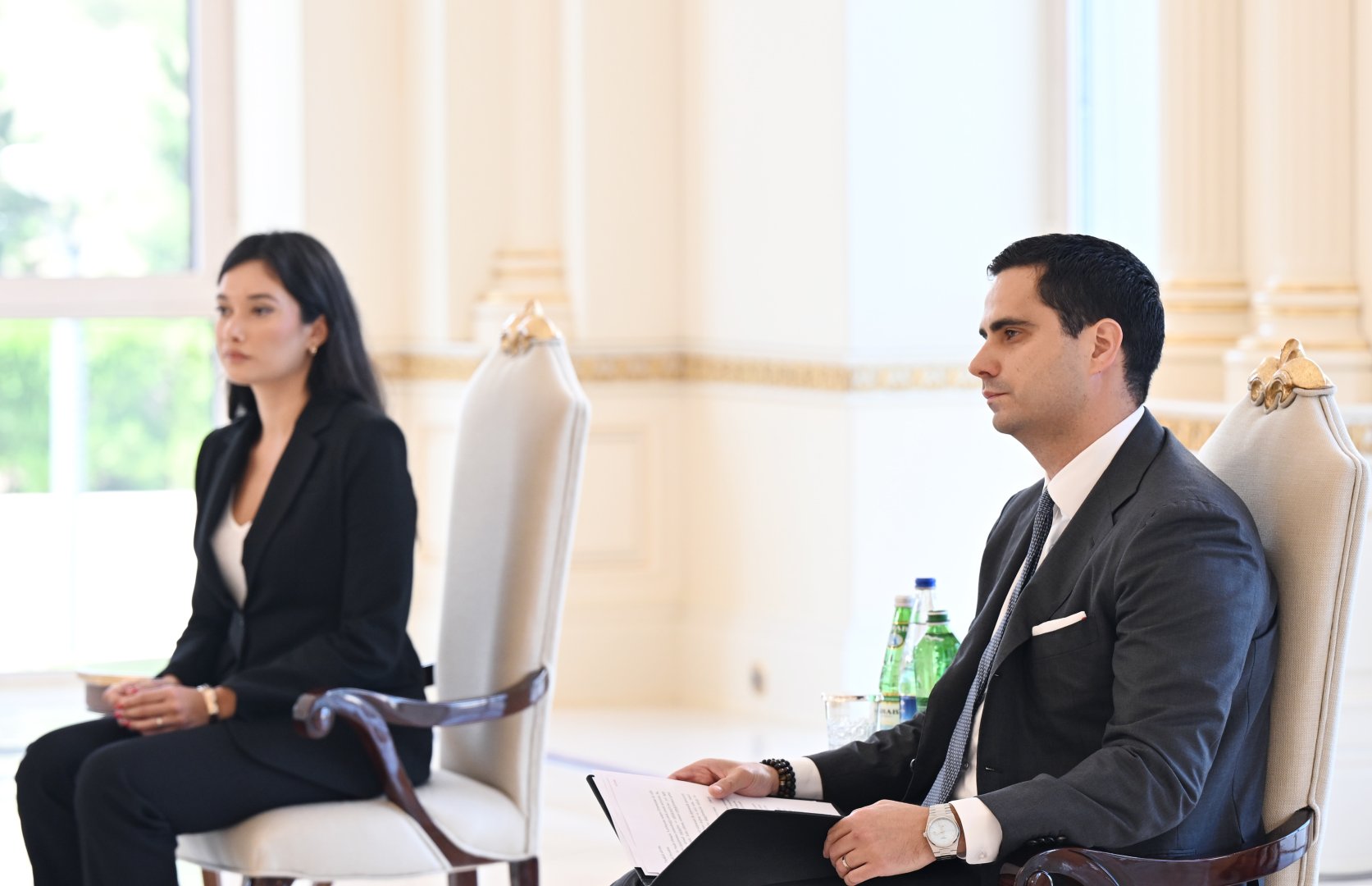 Prezident İlham Əliyev Slovakiyanın Azərbaycanda yeni təyin olunmuş səfirinin etimadnaməsini qəbul edib (FOTO/VİDEO)