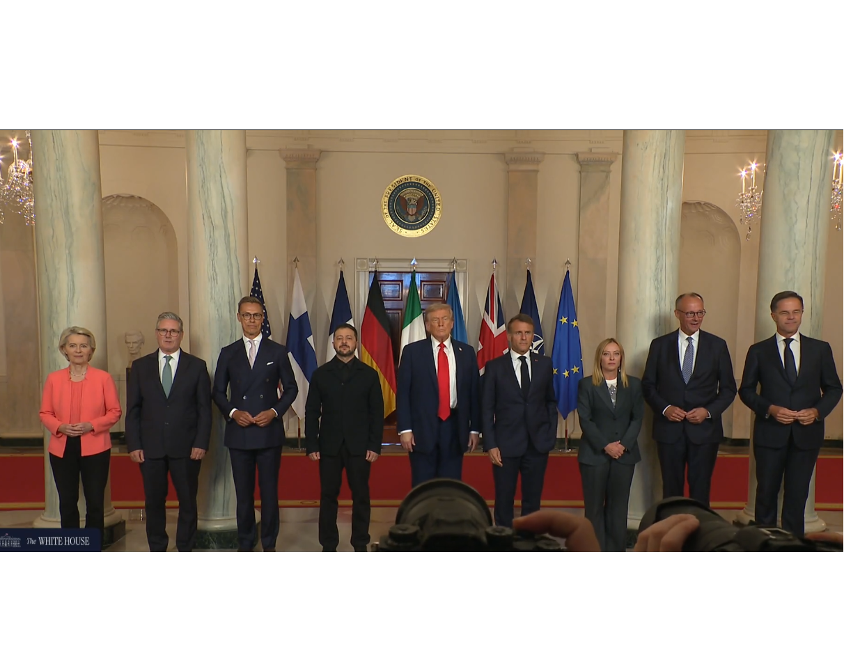 Tramp və Zelenski Avropa liderləri ilə görüşdə iştirak ediblər (YENİLƏNİB)