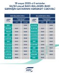 Rayonlararası marşrutlar üzrə qatarların qrafikinə dəyişiklik edilib (FOTO)