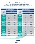 Rayonlararası marşrutlar üzrə qatarların qrafikinə dəyişiklik edilib (FOTO)