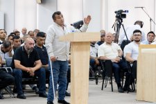 Ruben Vardanyanın məhkəməsi zərərçəkmiş şəxslərin və zərərçəkmişlərin hüquqi varislərinin ifadələri ilə davam etdirilib (FOTO)