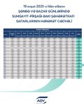 Abşeron dairəvi marşrutu üzrə qatarların qrafikində bəzi dəyişikliklər edilib (FOTO)