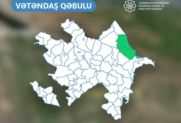 Rəşad Nəbiyev Şabranda vətəndaşları qəbul edəcək