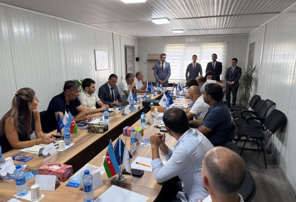 Ağdam Sənaye Parkında fəaliyyət göstərən işəgötürənlərlə əməkdaşlıq imkanları müzakirə edilib (FOTO)