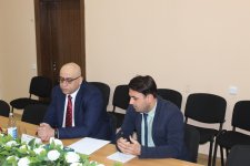 Novruz Aslan Fələstin səfiri ilə görüşüb (FOTO)