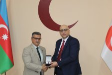 Novruz Aslan Fələstin səfiri ilə görüşüb (FOTO)