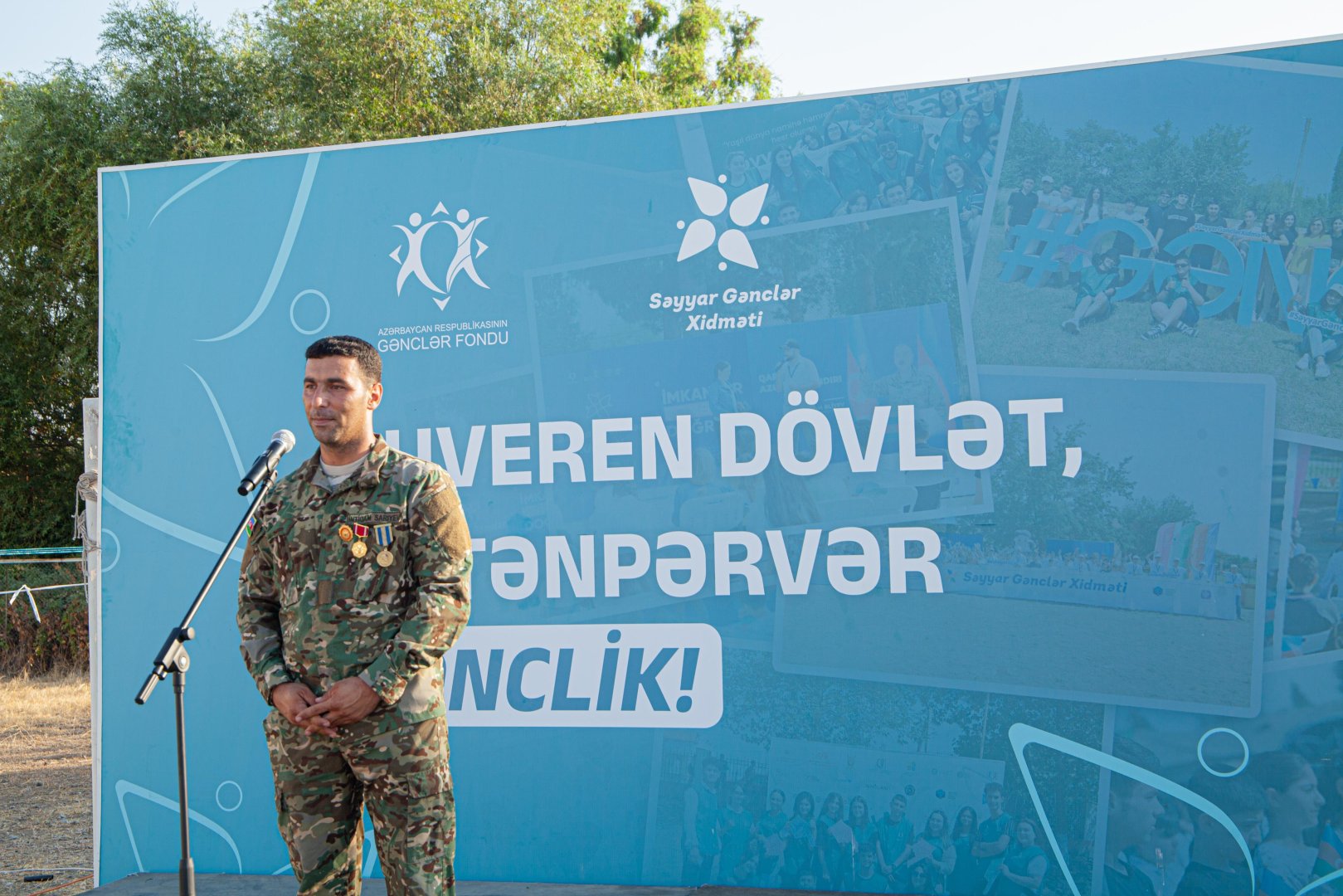 “Səyyar Gənclər Xidməti” layihəsi Tərtərdə davam edir (FOTO)