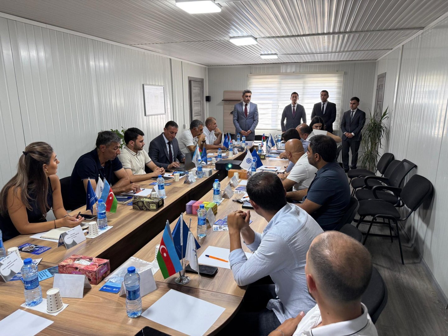 Ağdam Sənaye Parkında fəaliyyət göstərən işəgötürənlərlə əməkdaşlıq imkanları müzakirə edilib (FOTO)
