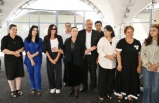 Prezident İlham Əliyev və Birinci xanım Mehriban Əliyeva Ağdərədə Vəngli və Kolatağ kəndlərinin sakinləri ilə görüşüblər (YENİLƏNİB) (FOTO/VİDEO)