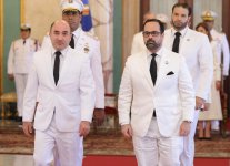 Azərbaycan səfiri etimadnaməsini Dominikan Respublikasının prezidentinə təqdim edib (FOTO)