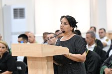 Ermənistan silahlı qüvvələrinin Ağdama, Laçına, Qubadlıya, Füzuliyə hücumları nəticəsində məcburi köçkün düşmüş, yaralanmış, girovluqda işgəncələrə məruz qalmış şəxslər məhkəmədə ifadə veriblər (FOTO)