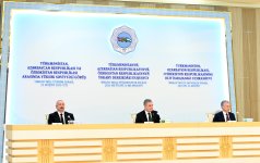 Prezident İlham Əliyev, Qurbanqulu Berdiməhəmmədov və Şavkat Mirziyoyevin iştirakı ilə sənədlərin imzalanması mərasimi olub (FOTO)