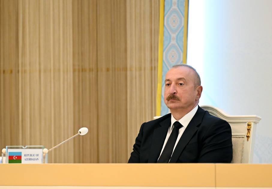 Prezident İlham Əliyev: Bu gün Azərbaycan və Türkmənistan yeni üfüqlərə doğru birgə addımlayır