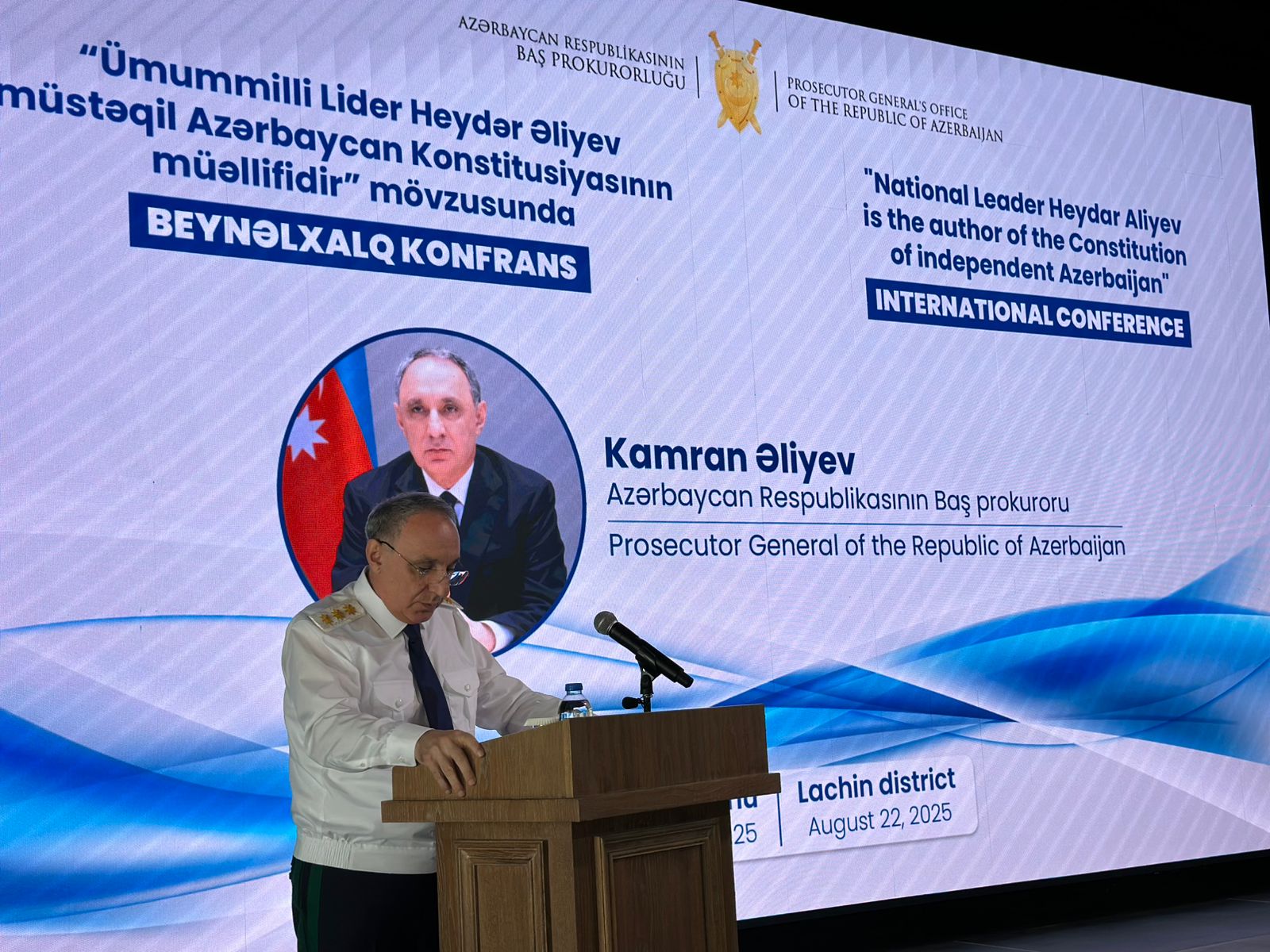 Laçında Baş Prokurorluq tərəfindən beynəlxalq konfrans keçirilir (FOTO)