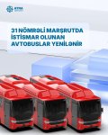 Paytaxtın bu ərazisində hərəkətdə olan avtobuslar yenilənir (FOTO)