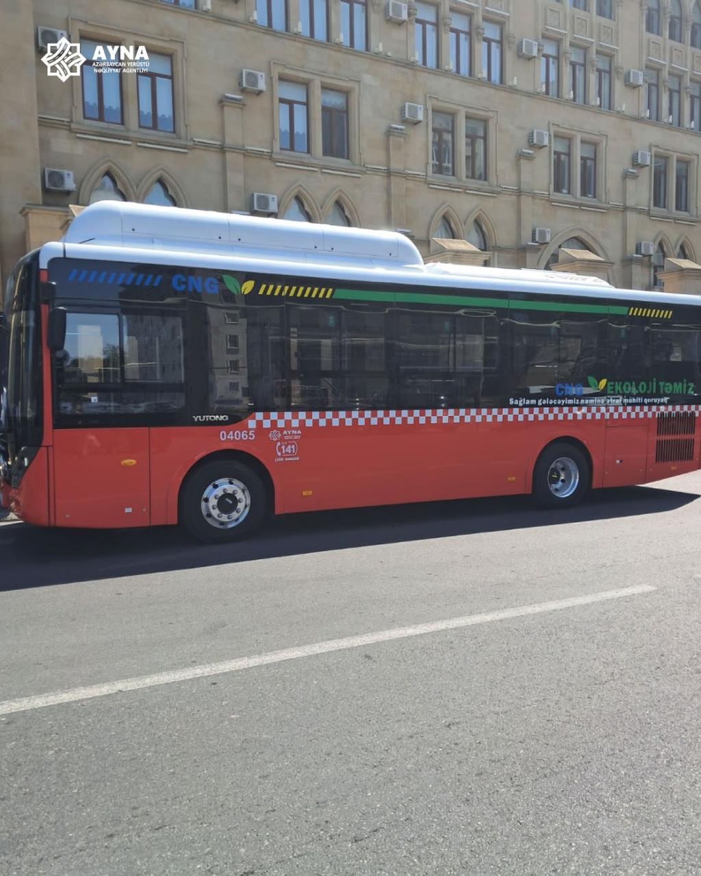 Paytaxtın bu ərazisində hərəkətdə olan avtobuslar yenilənir (FOTO)