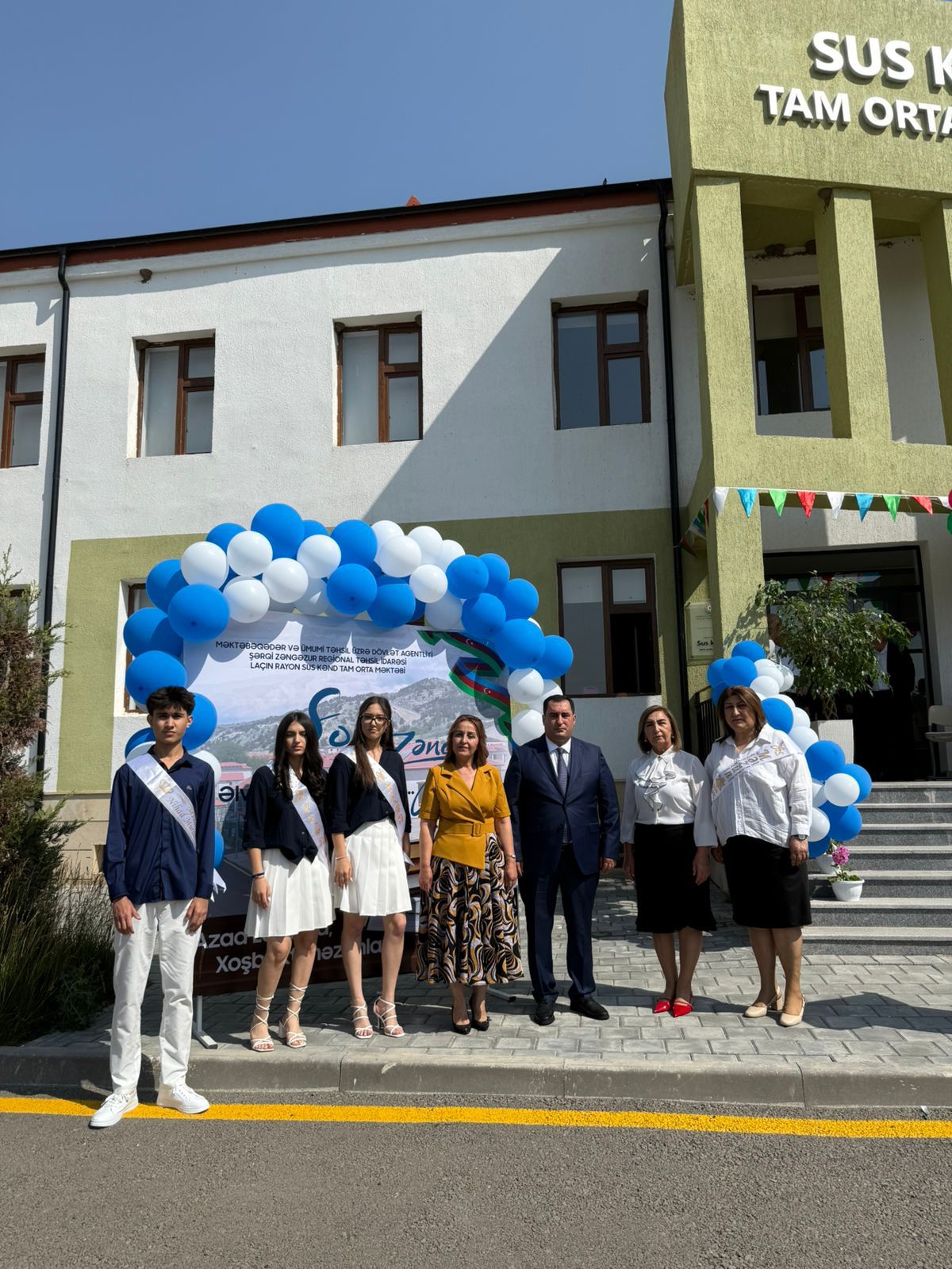 Sus kənd tam orta məktəbinin ilk məzunlarının hər biri tələbə adını qazanıb (FOTO)