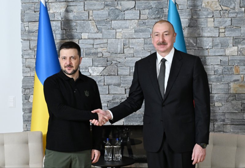 Prezident İlham Əliyev Zelenskiyə təbrik məktubu göndərib