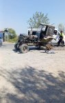 Bərdədə traktorla minik avtomobili toqquşub, xəsarət alanlar var (FOTO) (YENİLƏNİB)