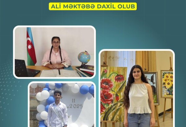 Uşaq evi sosial xidmət müəssisələrinin üç sakini ali məktəbə daxil olub